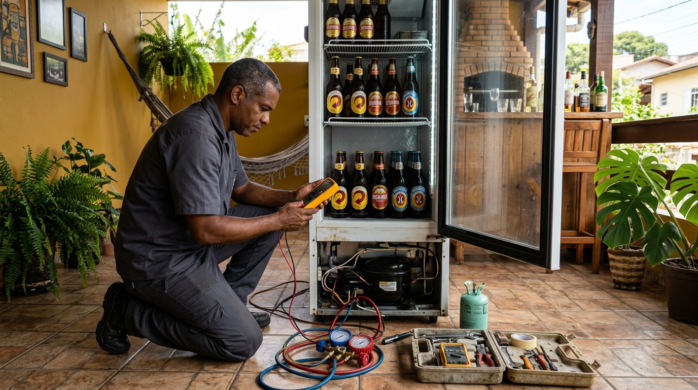Reparo de Cervejeira Residencial em Curitiba‑PR